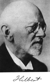 Mathematician David Hilbert